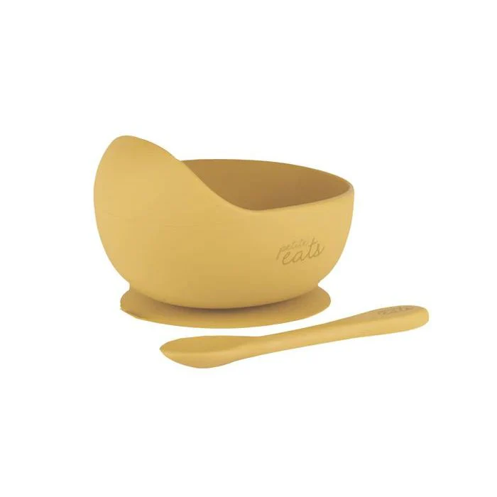 Petite Eats Silicone Baby Suction Bowl & Spoon - Image 4