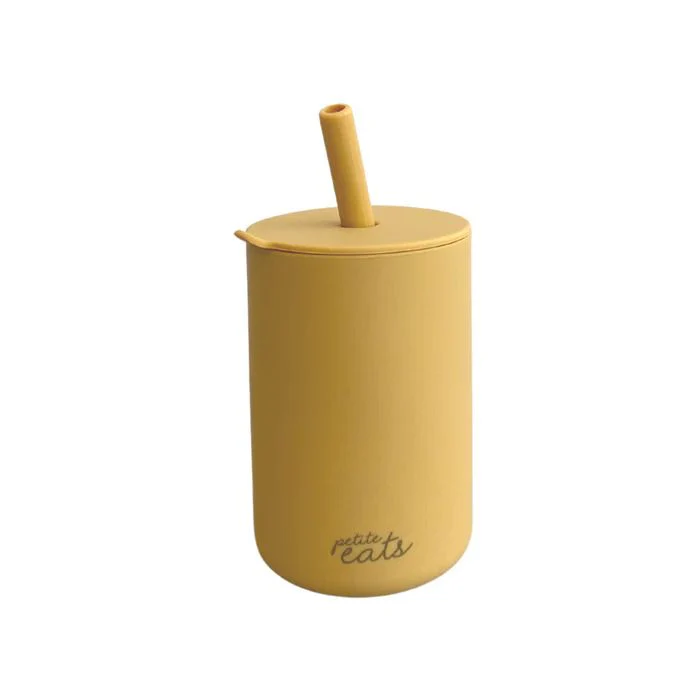Petite Eats Silicone Mini Smoothie Cup with Straw - Image 4