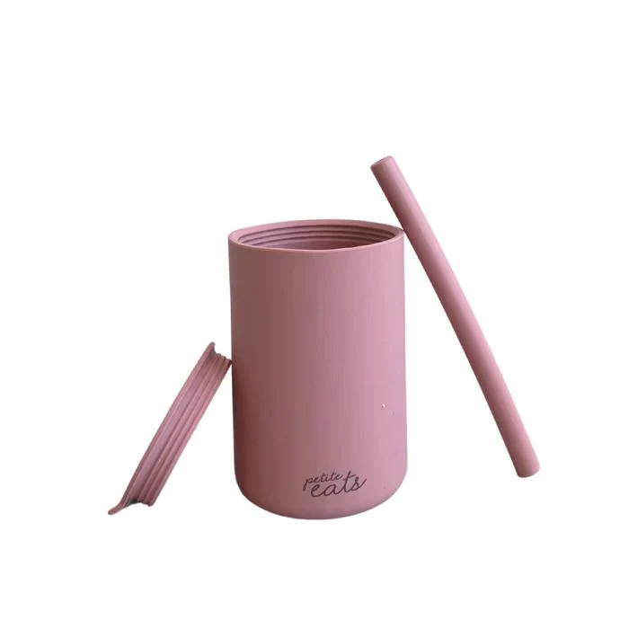 Petite Eats Silicone Mini Smoothie Cup with Straw - Image 8