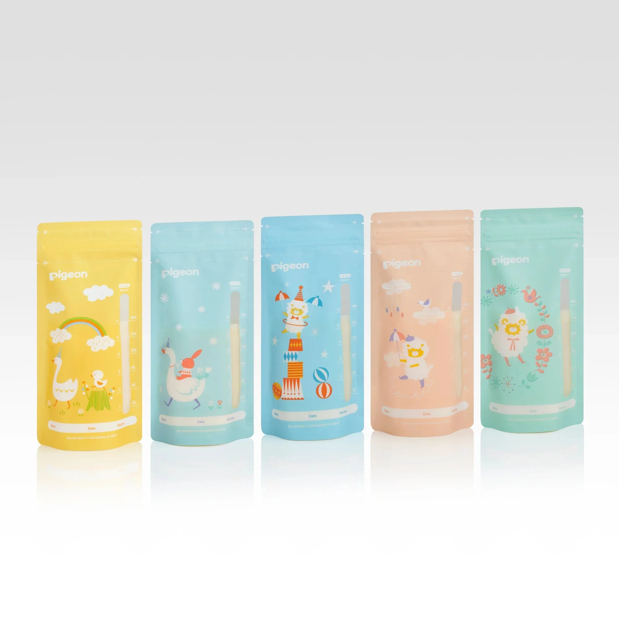 Pigeon Breast Milk Storage Bag 180ml 25pcs - Animals - Image 2