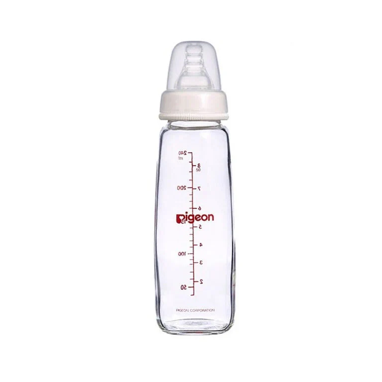 Pigeon Flexible Peristaltic Nipple Nursing Glass