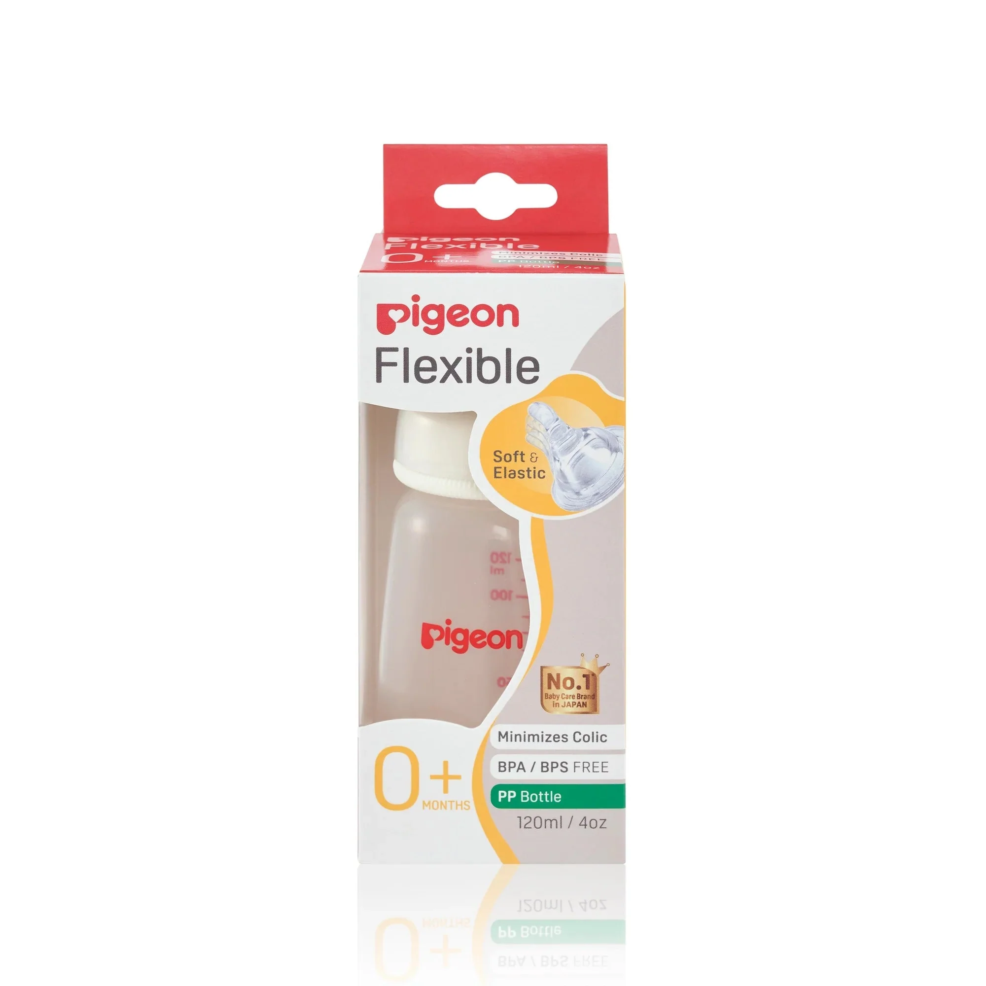 Pigeon Flexible Peristaltic Slim-Neck Bottle PP - Image 3