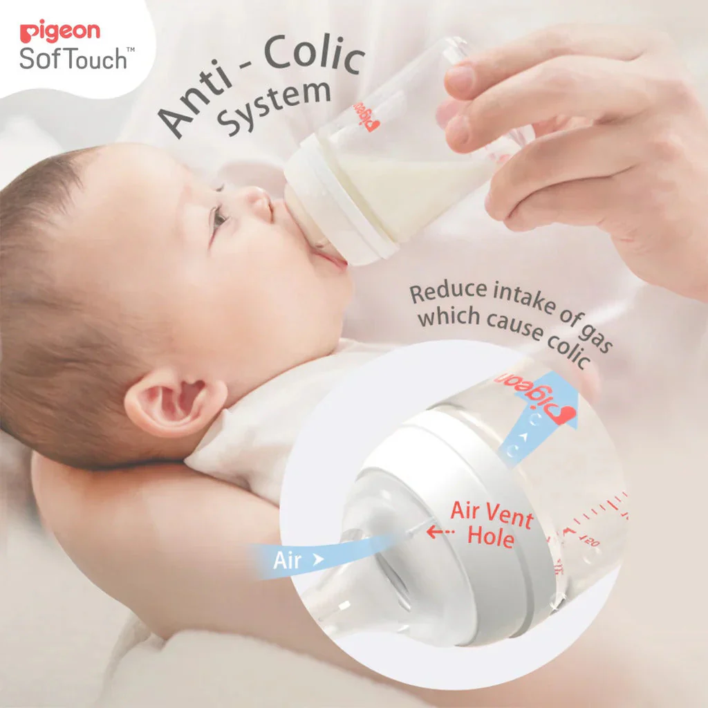 Pigeon SofTouch™ Wide Neck Bottle Glass - Image 3