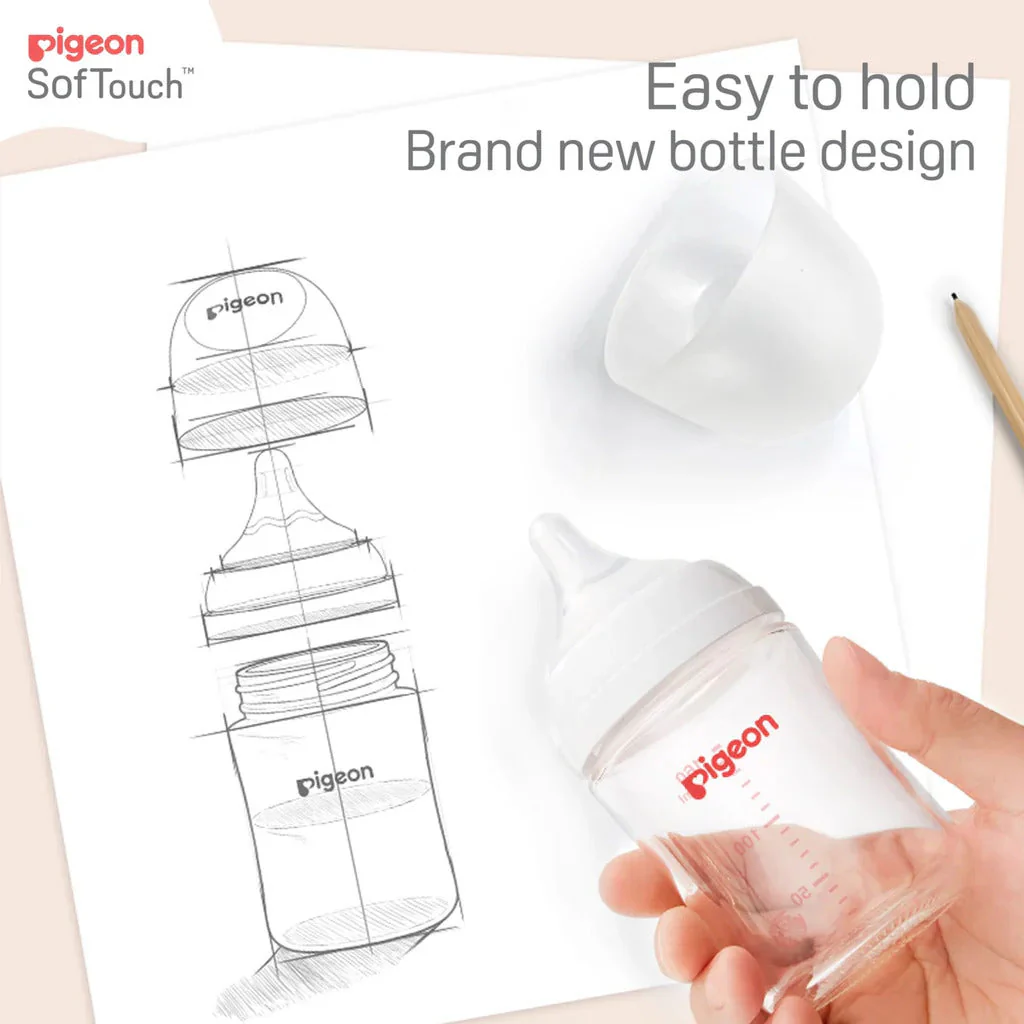 Pigeon SofTouch™ Wide Neck Bottle PPSU - Image 8
