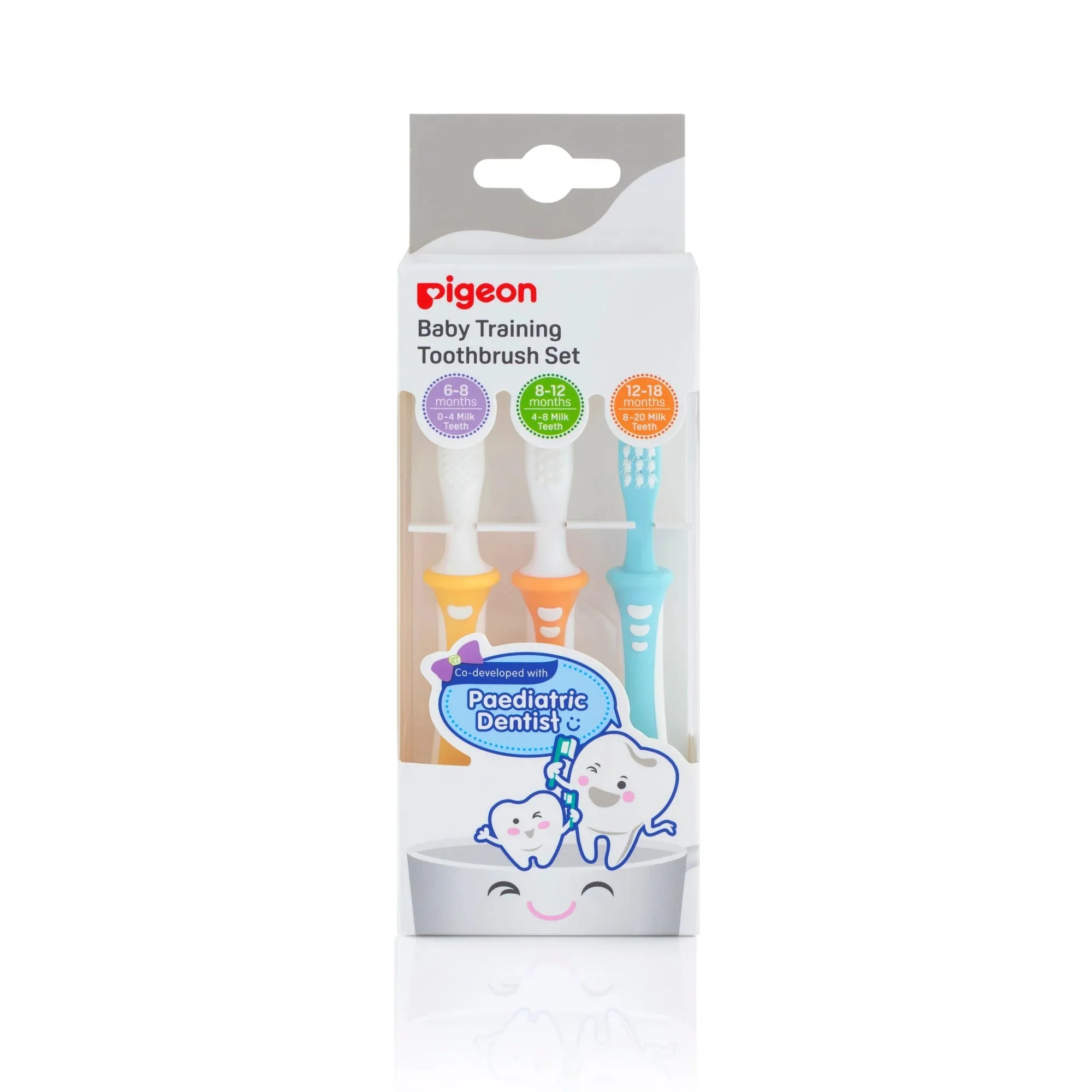Pigeon Training Toothbrush Lesson 123 Set