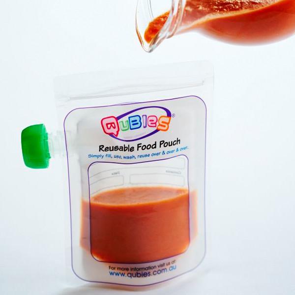 Qubies Reusable Food Pouches 10pk - Image 2
