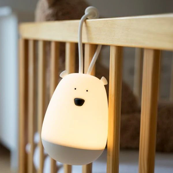Rabbit & Friends Bear Silicone Hanging Night Light with Remote Control - Image 2