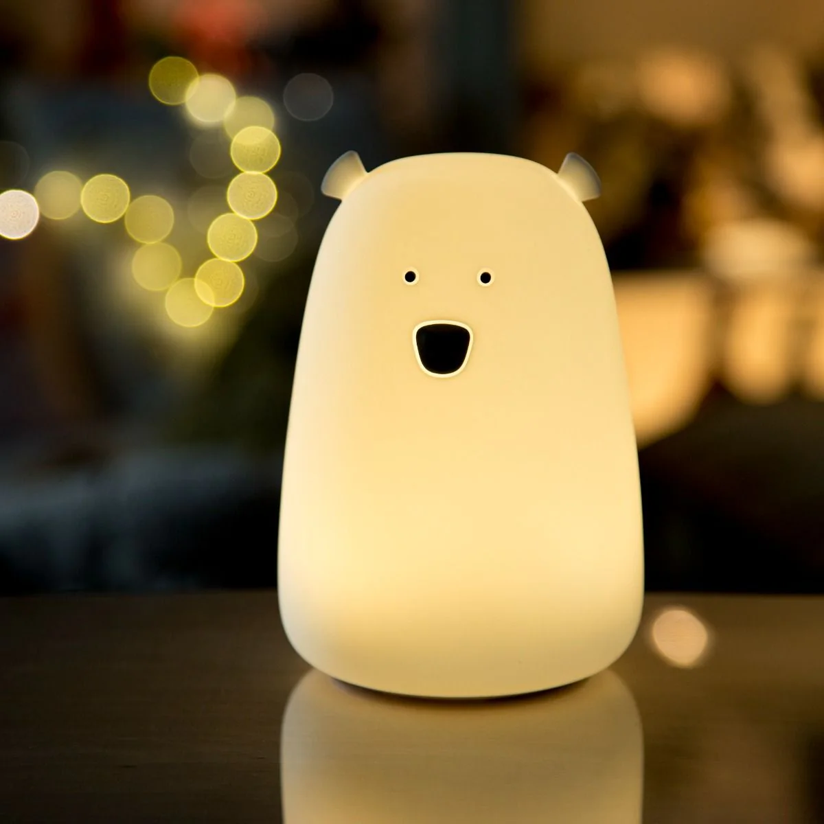 Rabbit & Friends Big Bear Silicone Night Light with Remote Control - Image 2