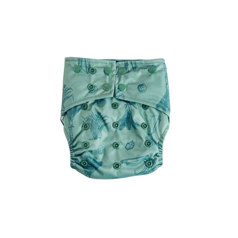 Sassy Pants Snap Nappy with 2 Inserts - One Size - Image 3