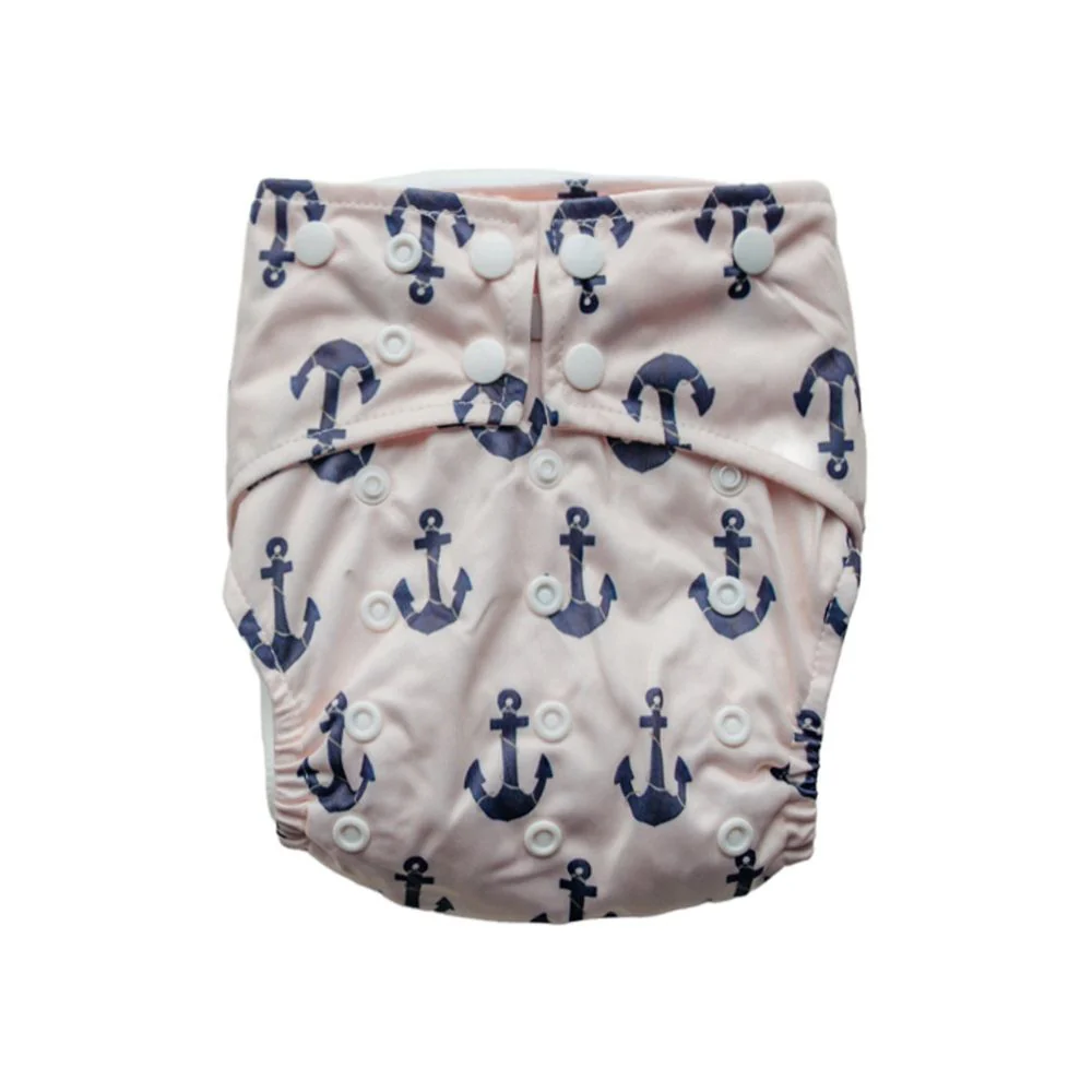Sassy Pants Snap Nappy with 2 Inserts - One Size - Image 5