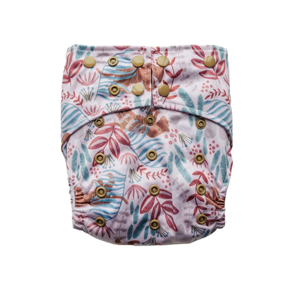 Sassy Pants Snap Nappy with 2 Inserts - One Size - Image 9