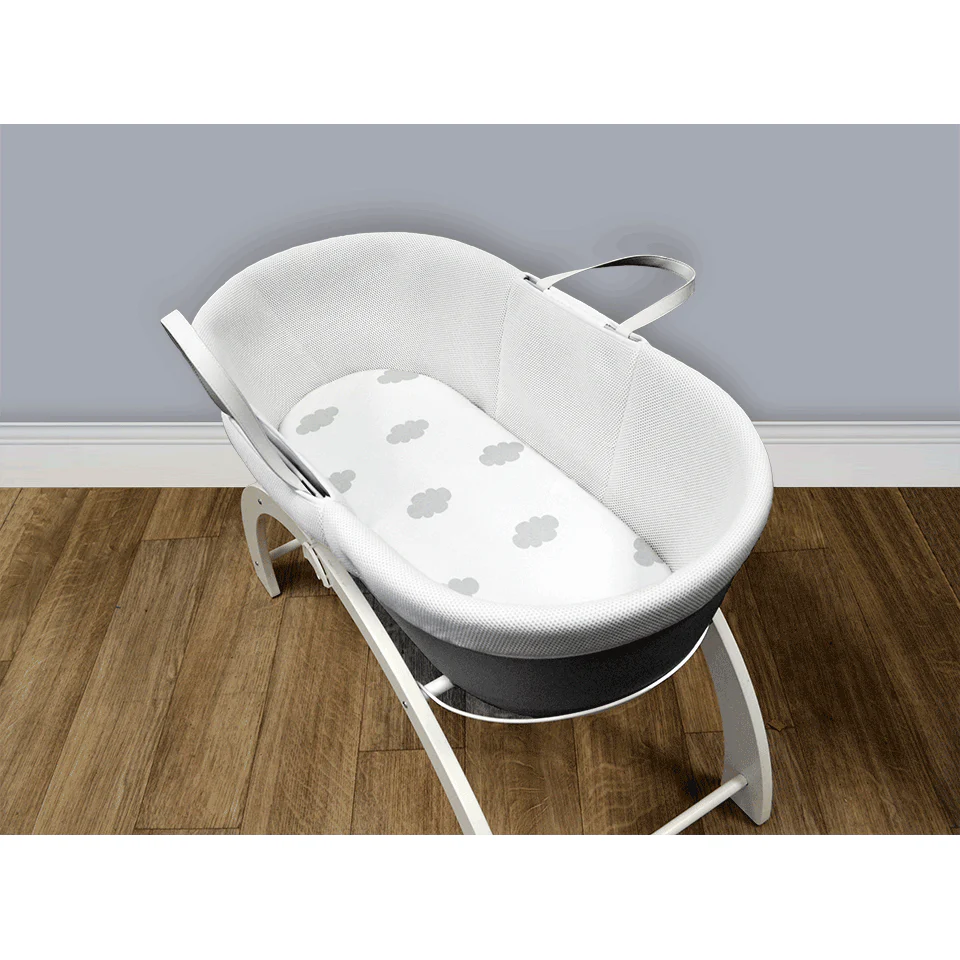 Shnuggle Dreami Moses Basket Fitted Sheets 2pk - Image 2