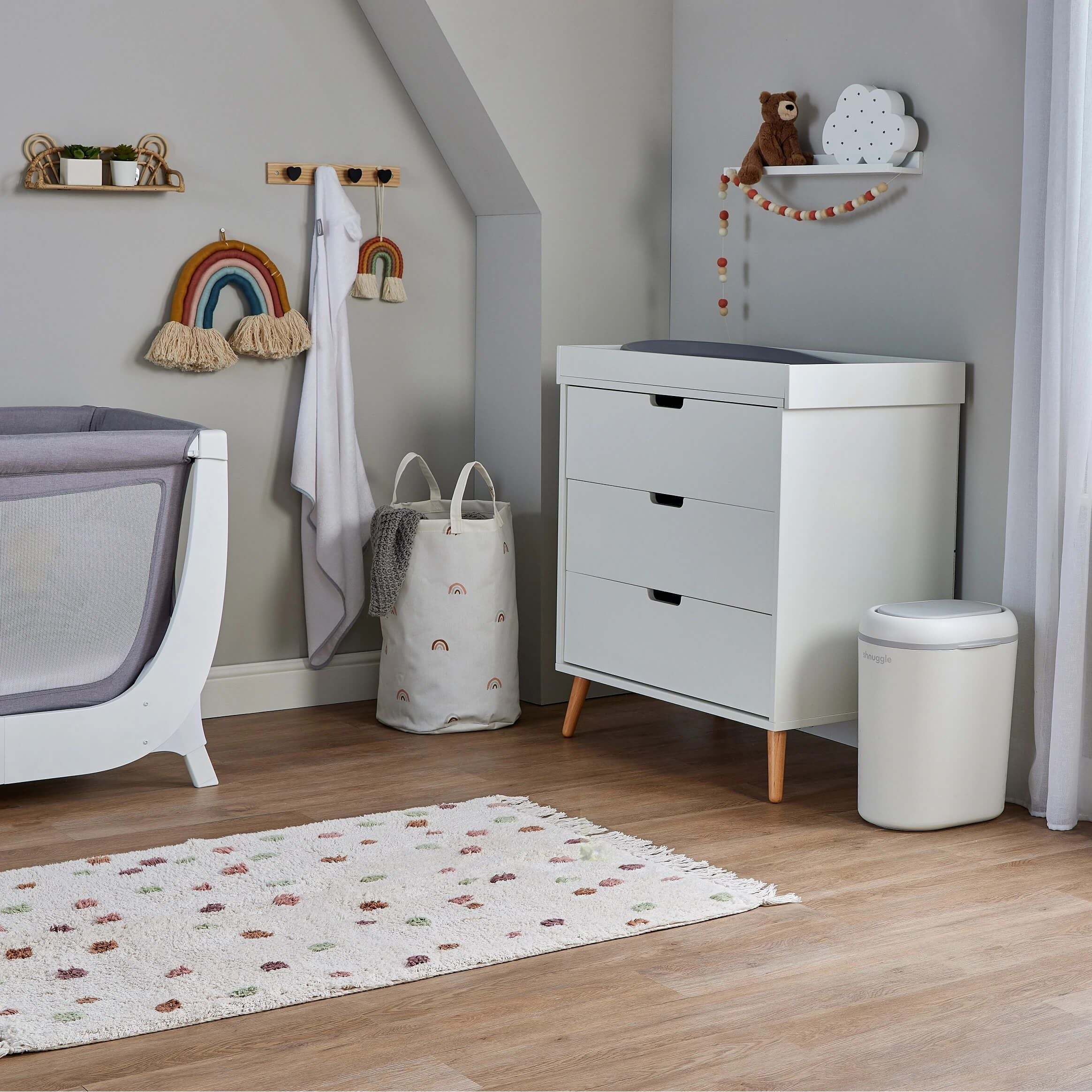 Shnuggle Eco-Touch Nappy Bin - Image 9