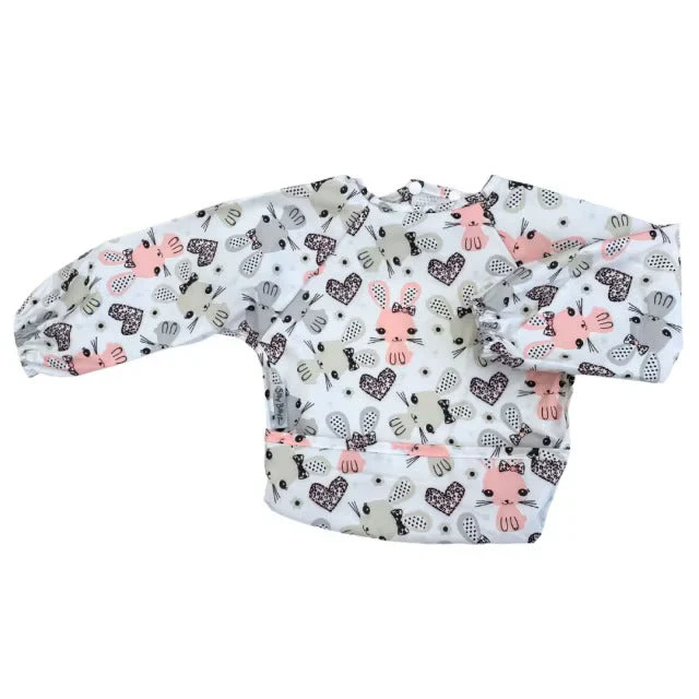 Silly Billyz Wipe Clean Small Long Sleeve Bib - Image 7