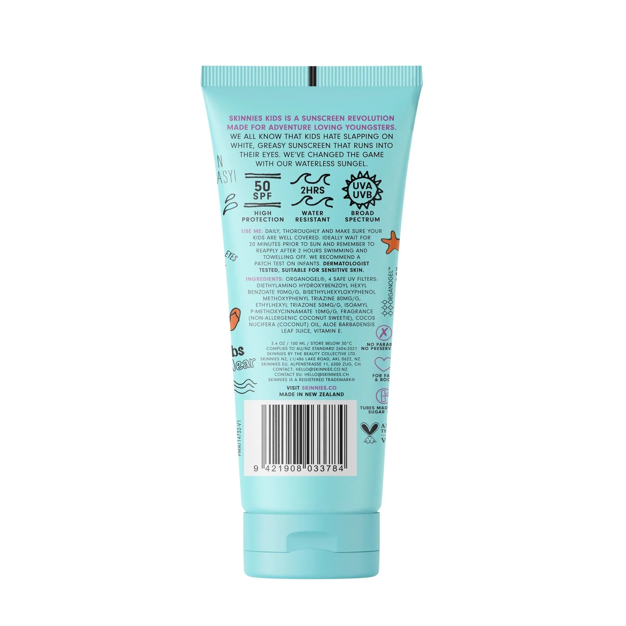 Skinnies Kids SPF50 100ml - Image 4