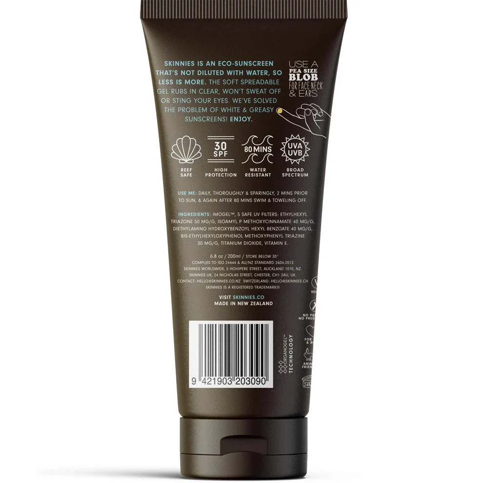 Skinnies Sungel SPF30 200ml - Image 2