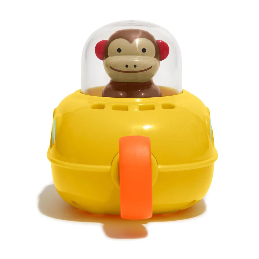 Skip Hop Zoo Bath Pull & Go Monkey Submarine