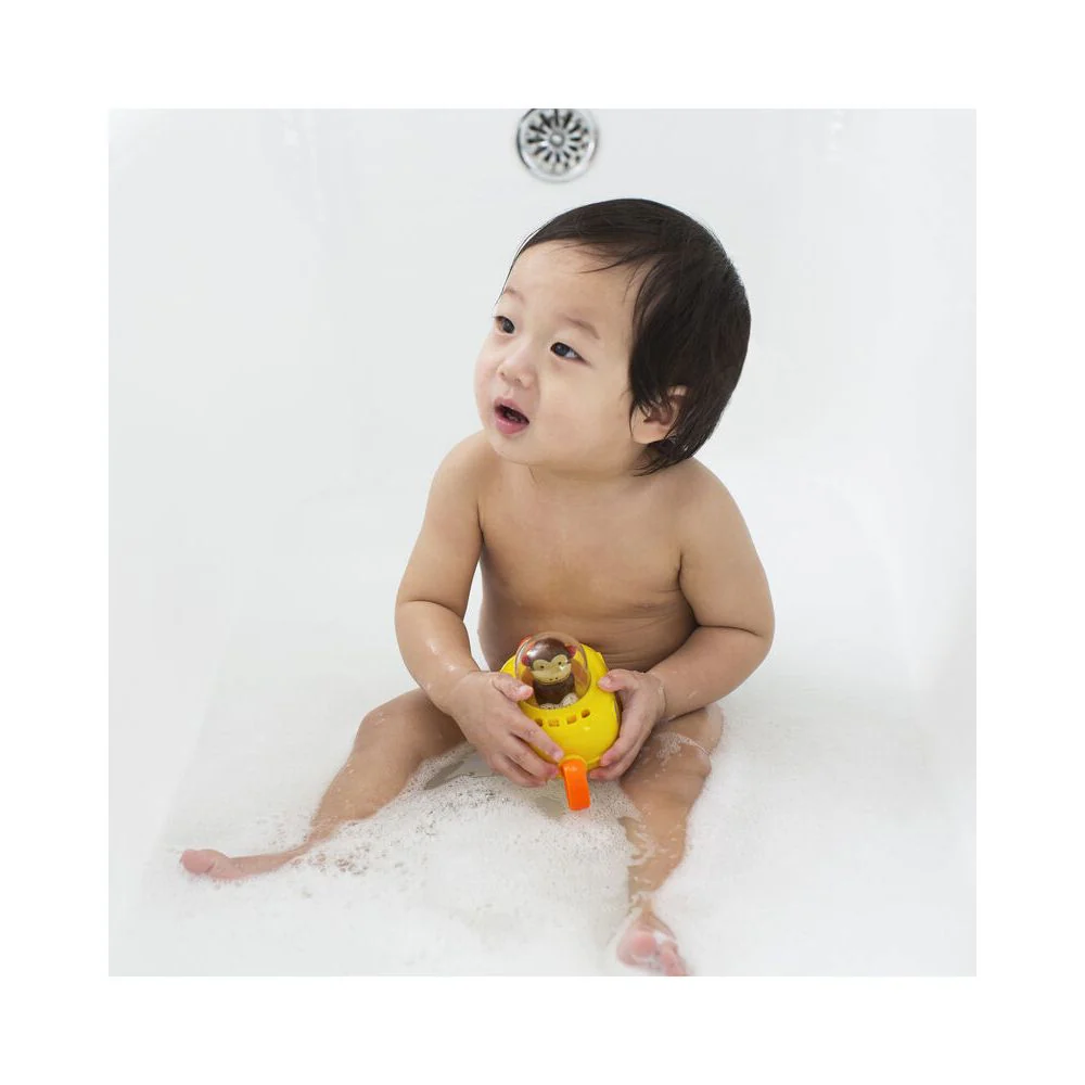 Skip Hop Zoo Bath Pull & Go Monkey Submarine - Image 3