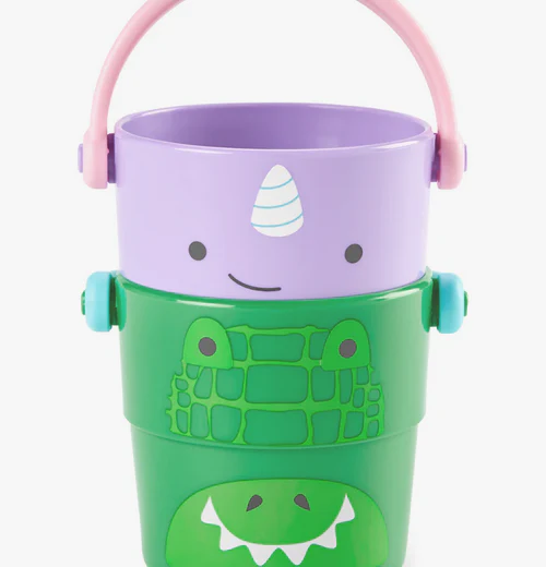 Skip Hop Zoo Bath Stack & Pour Buckets - Image 2