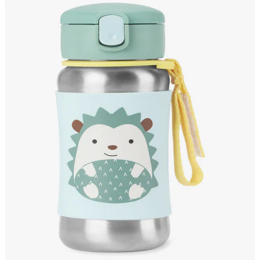 Skip Hop Zoo Stainless Steel Straw Bottle