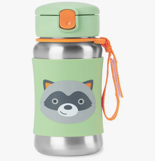 Skip Hop Zoo Stainless Steel Straw Bottle - Image 4