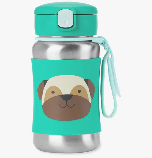 Skip Hop Zoo Stainless Steel Straw Bottle - Image 5