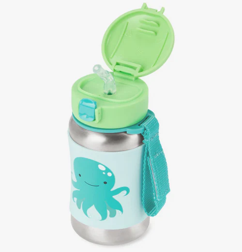 Skip Hop Zoo Stainless Steel Straw Bottle - Image 7