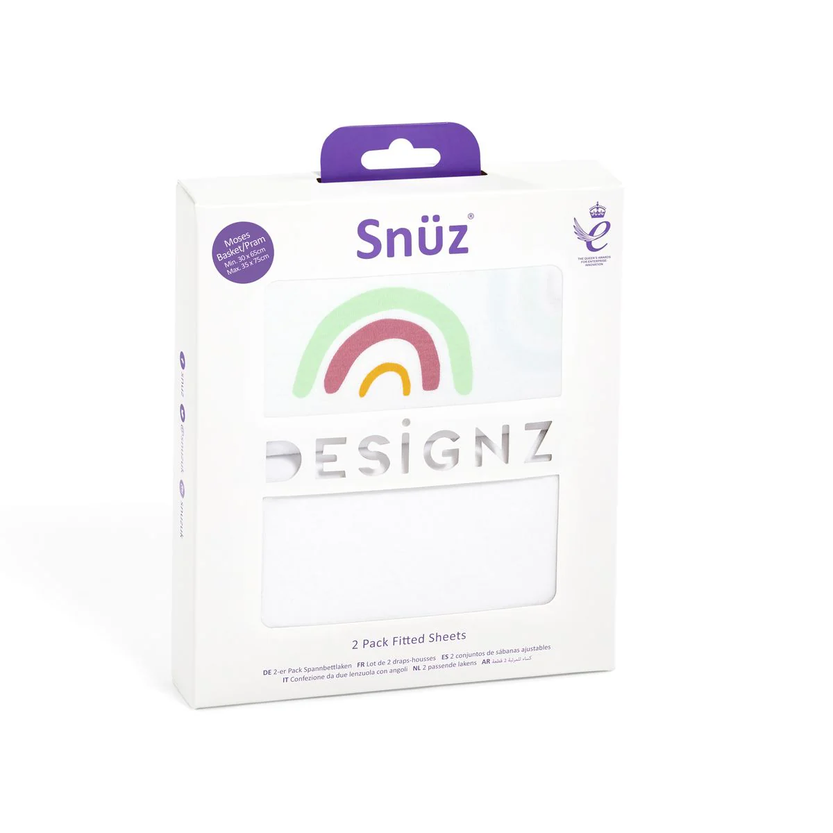 SnuzBaskit Moses Basket Sheets 2pk - Image 5