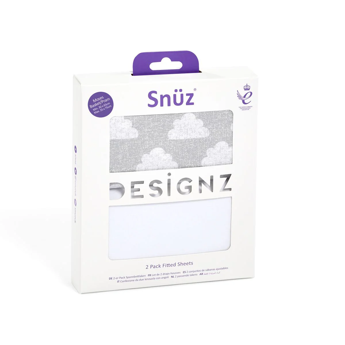 SnuzBaskit Moses Basket Sheets 2pk - Image 6