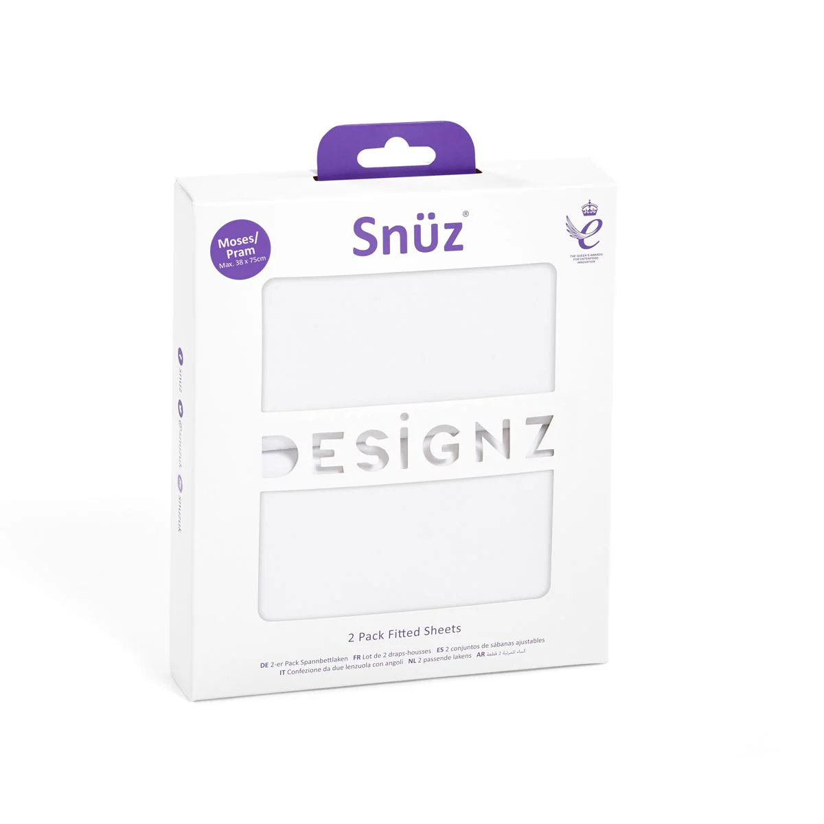 SnuzBaskit Moses Basket Sheets 2pk - Image 7