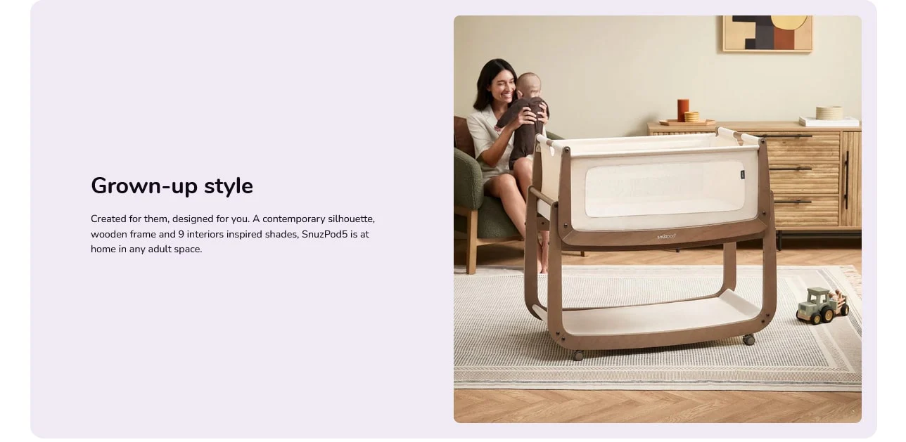 SnuzPod5 Bedside Bassinet Bundle - Image 12
