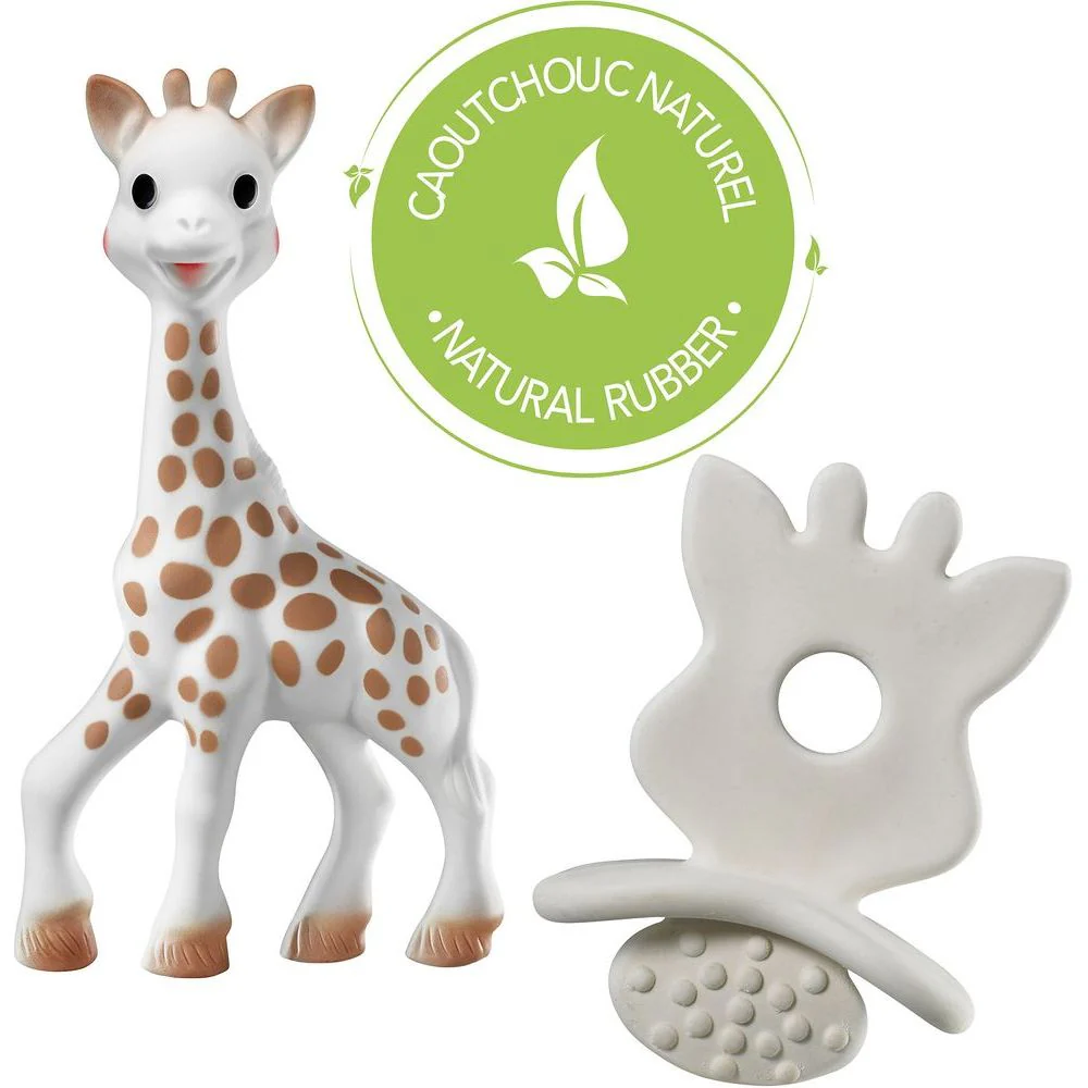 Sophie La Girafe So Pure Natural Teether Set - Image 2
