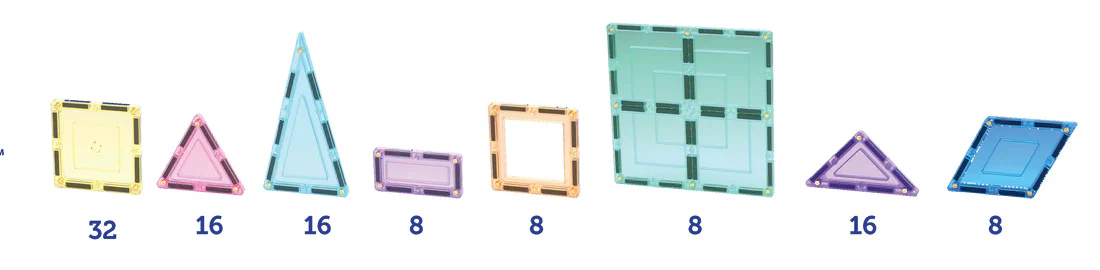 Tile Tek 112 Piece Pastel Builders Set - Image 9