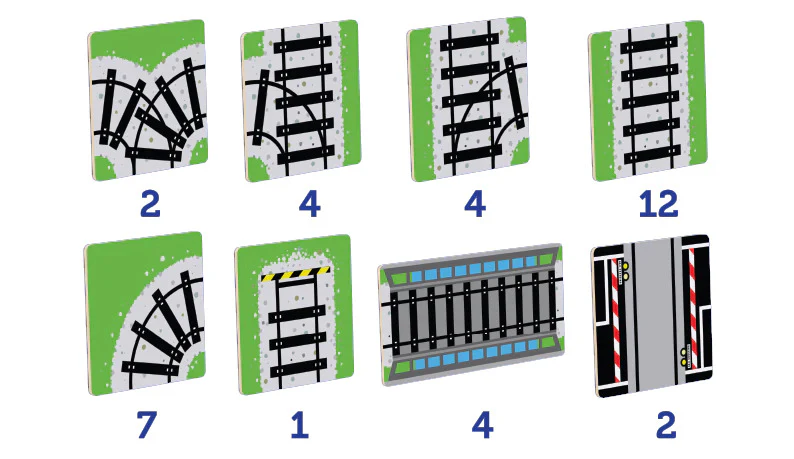 Tile Tek 36 Piece Tile Topper - Train Pack - Image 5