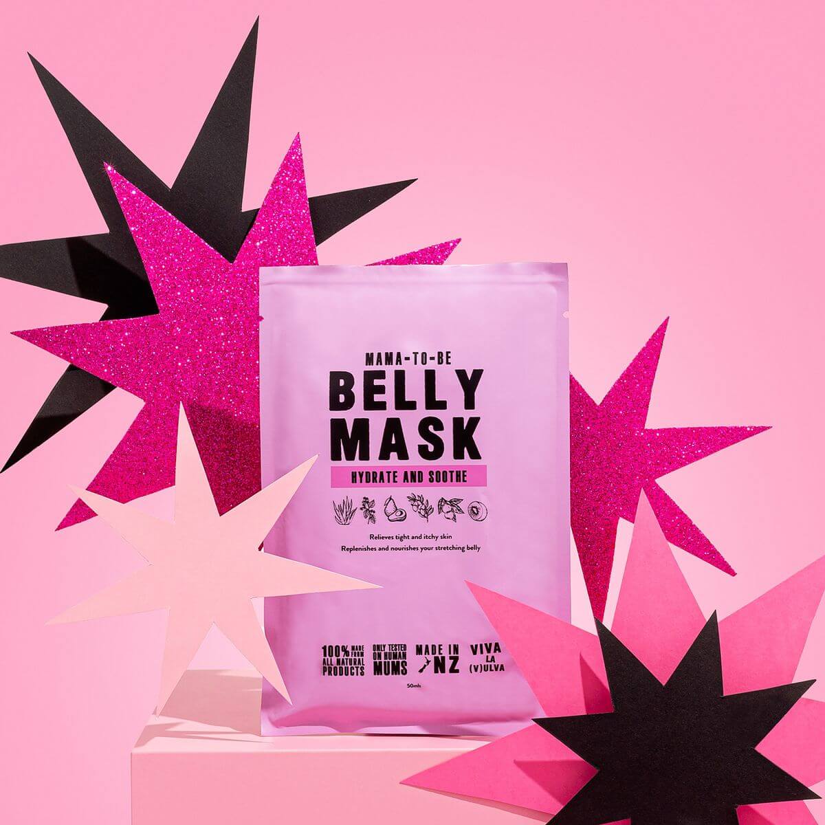 Viva La Vulva Mama To Be Belly Mask - Image 3