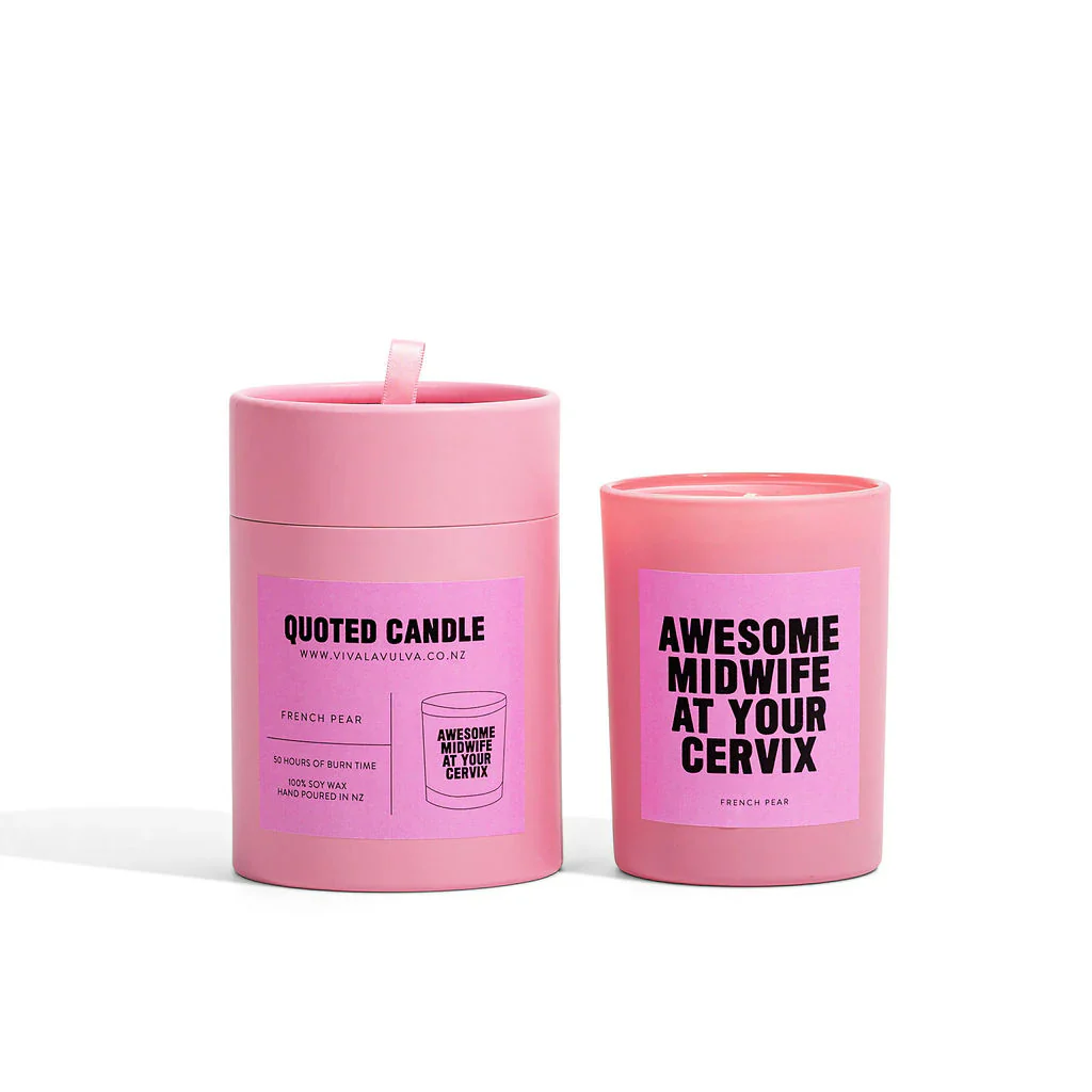 Viva La Vulva Midwife Gift - Scented Candle - Image 4