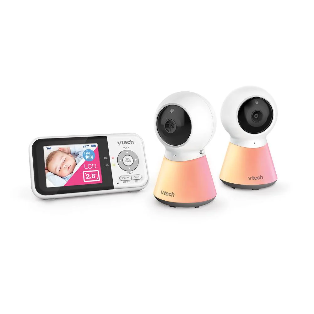 VTech BM3350N-2 Full Colour Video Baby Monitor - Twin Camera Pack