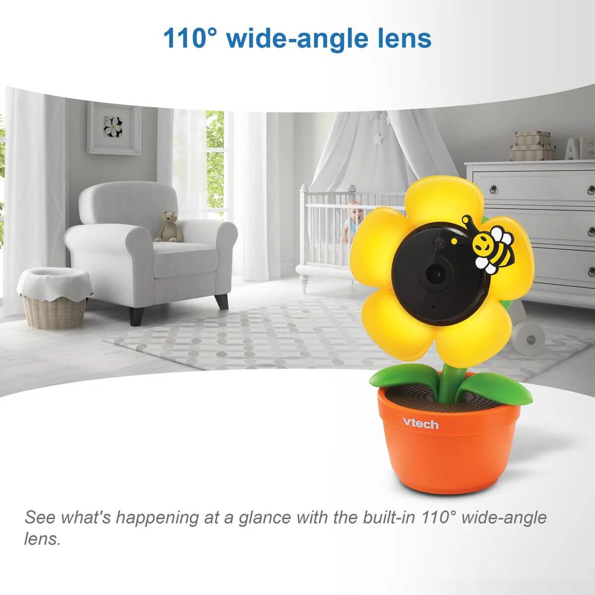 VTech RM9751 Smart Wi-Fi HD Baby Camera - Image 10