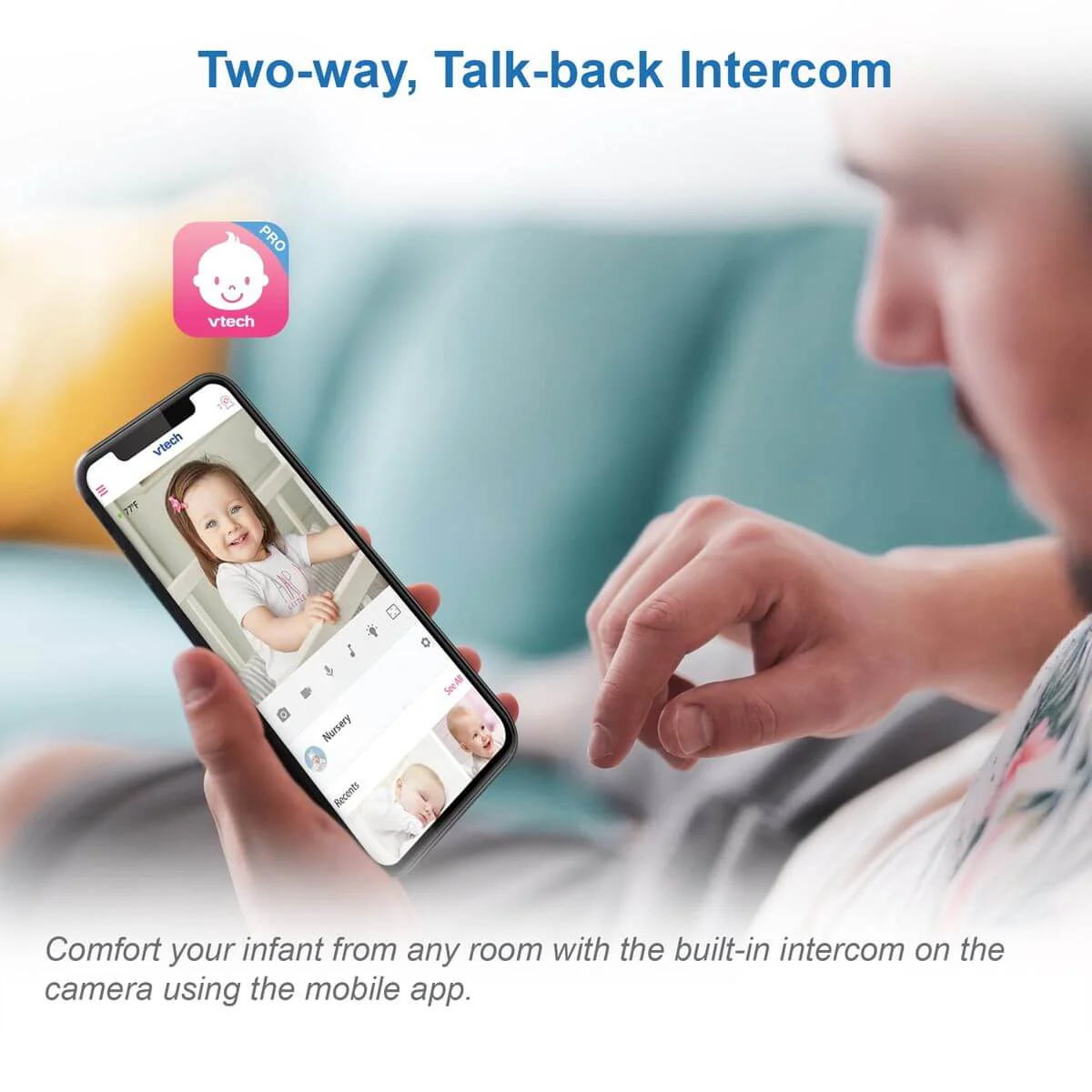 VTech RM9751 Smart Wi-Fi HD Baby Camera - Image 11