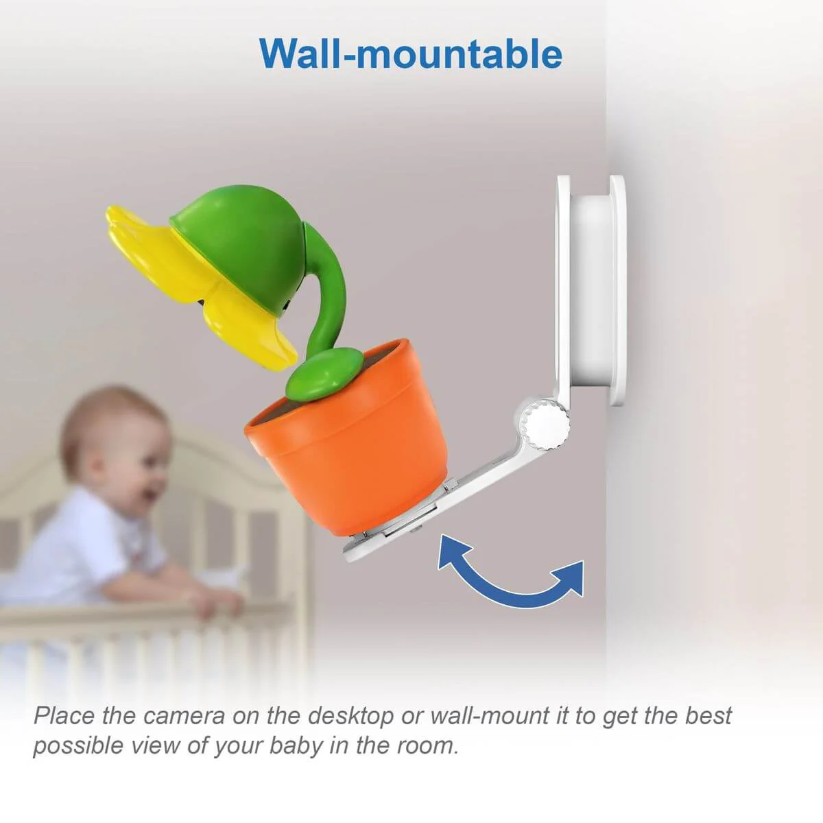 VTech RM9751 Smart Wi-Fi HD Baby Camera - Image 3