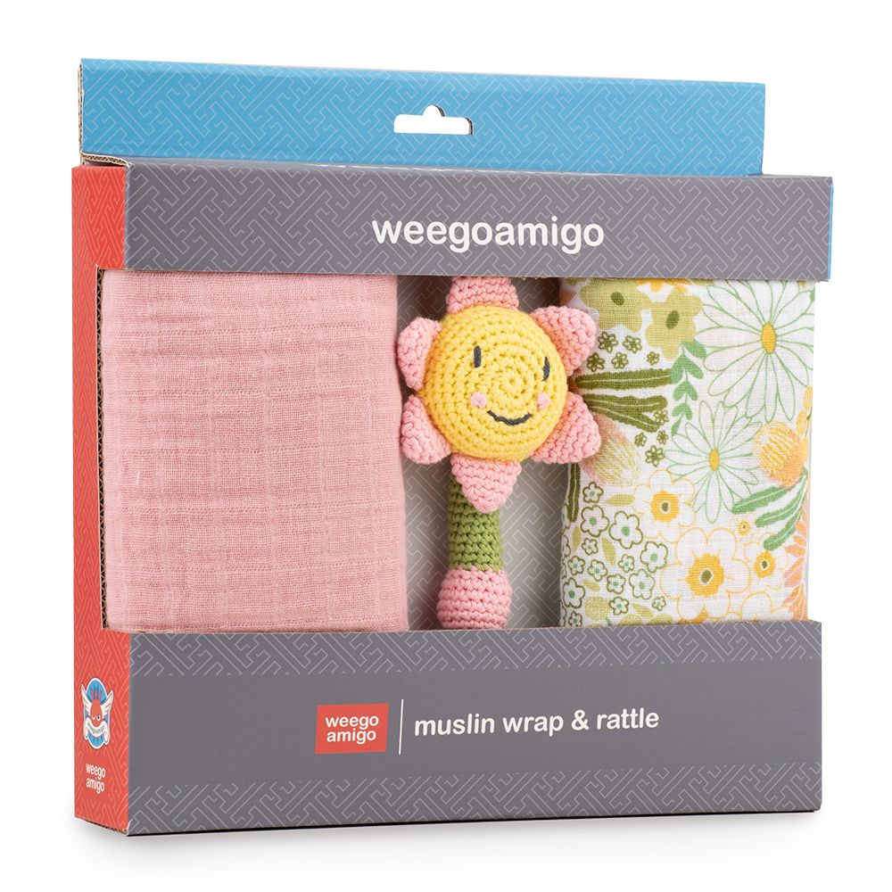 Weegoamigo Baby Muslin & Crochet Set