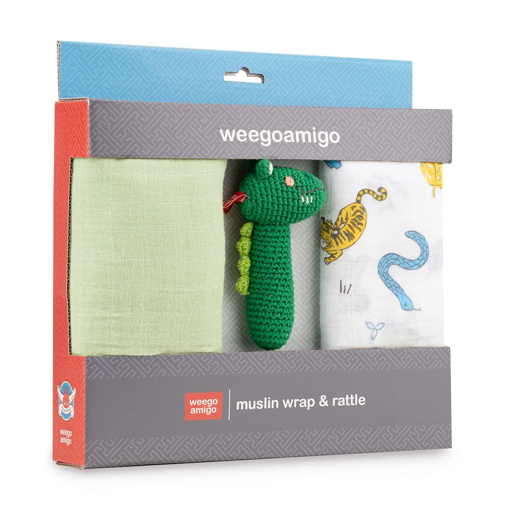 Weegoamigo Baby Muslin & Crochet Set - Image 3
