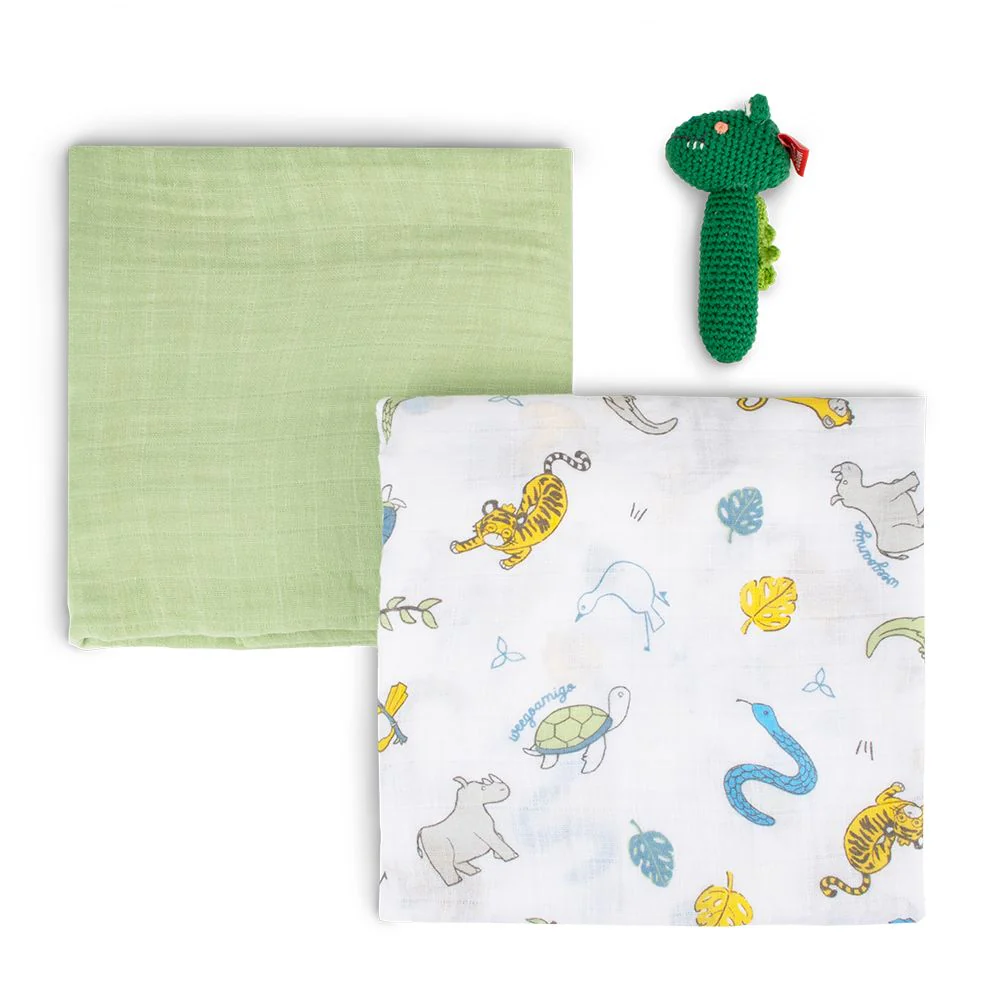 Weegoamigo Baby Muslin & Crochet Set - Image 4