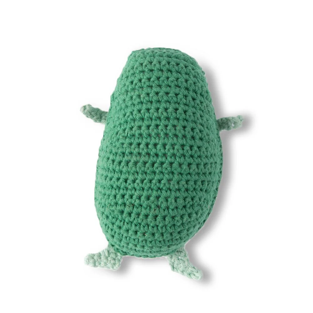 Weegoamigo Crochet Rattle Anthony Avocado - Image 2