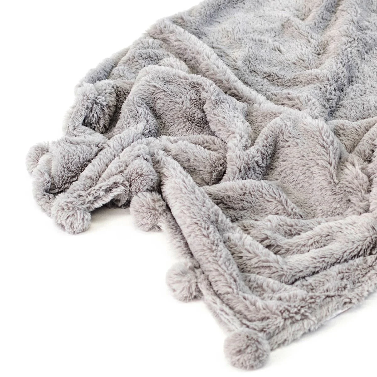 Weegoamigo Plush Pom Pom Blanket - Image 2