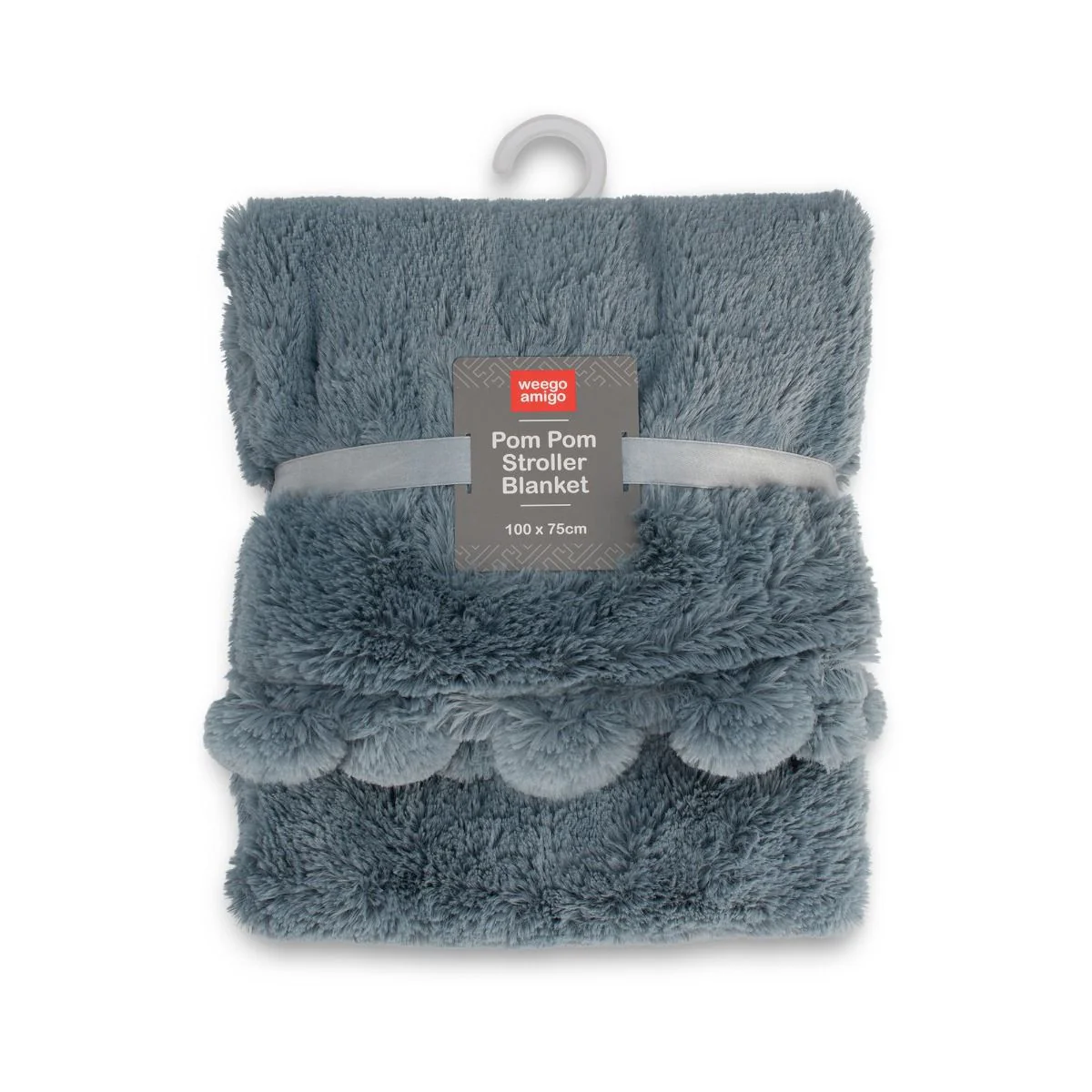 Weegoamigo Plush Pom Pom Blanket - Image 5
