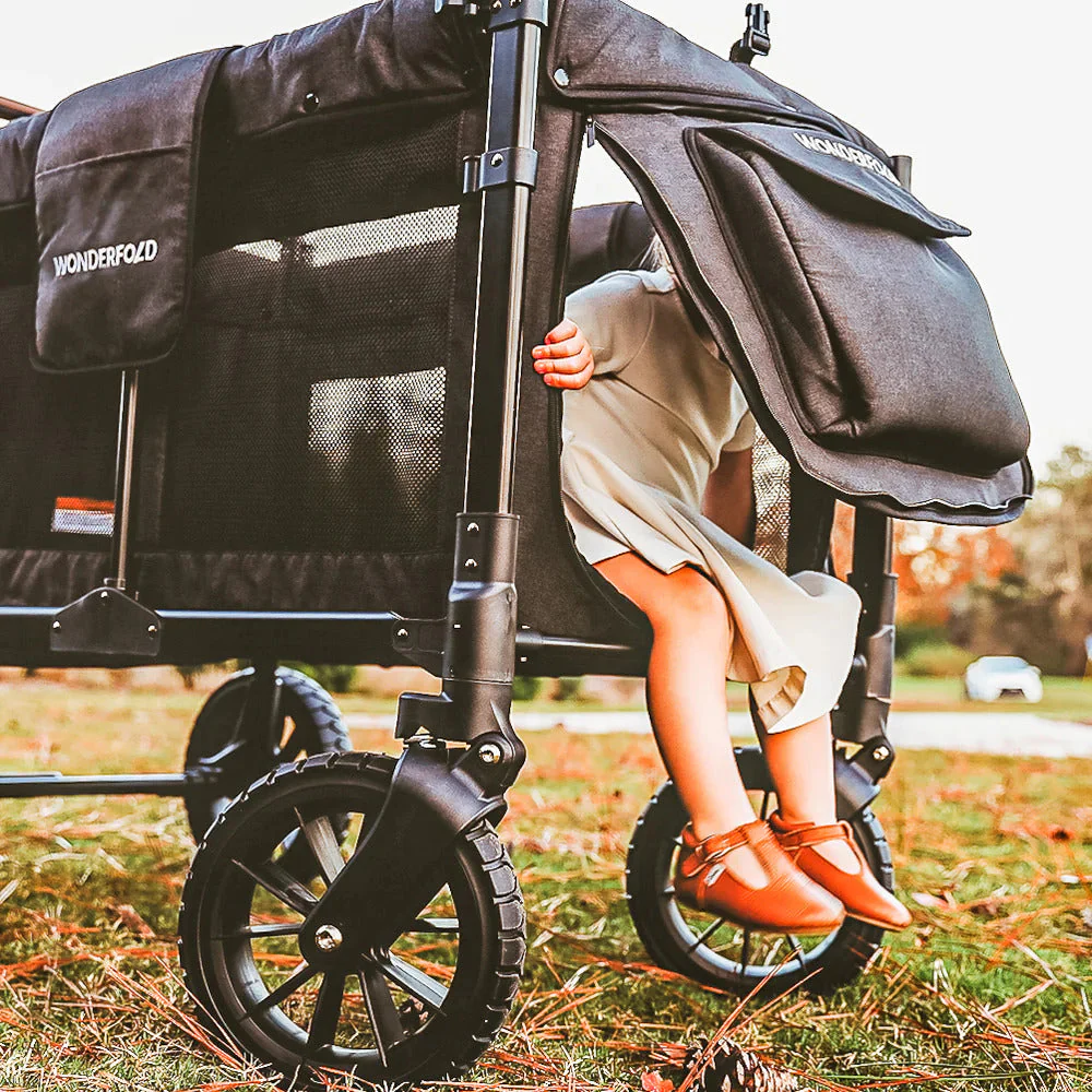 WonderFold W4 Luxe Quad Stroller Wagon - Image 2