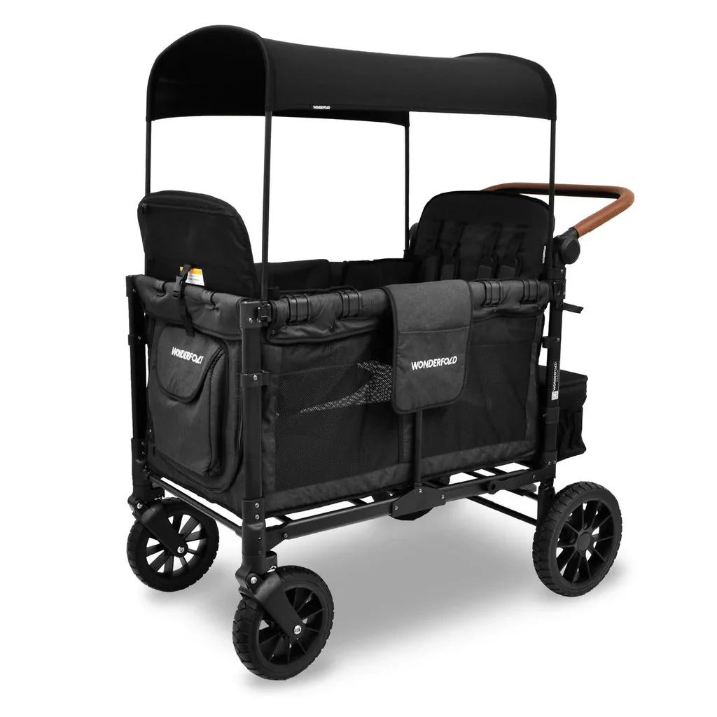 WonderFold W4 Luxe Quad Stroller Wagon - Image 3