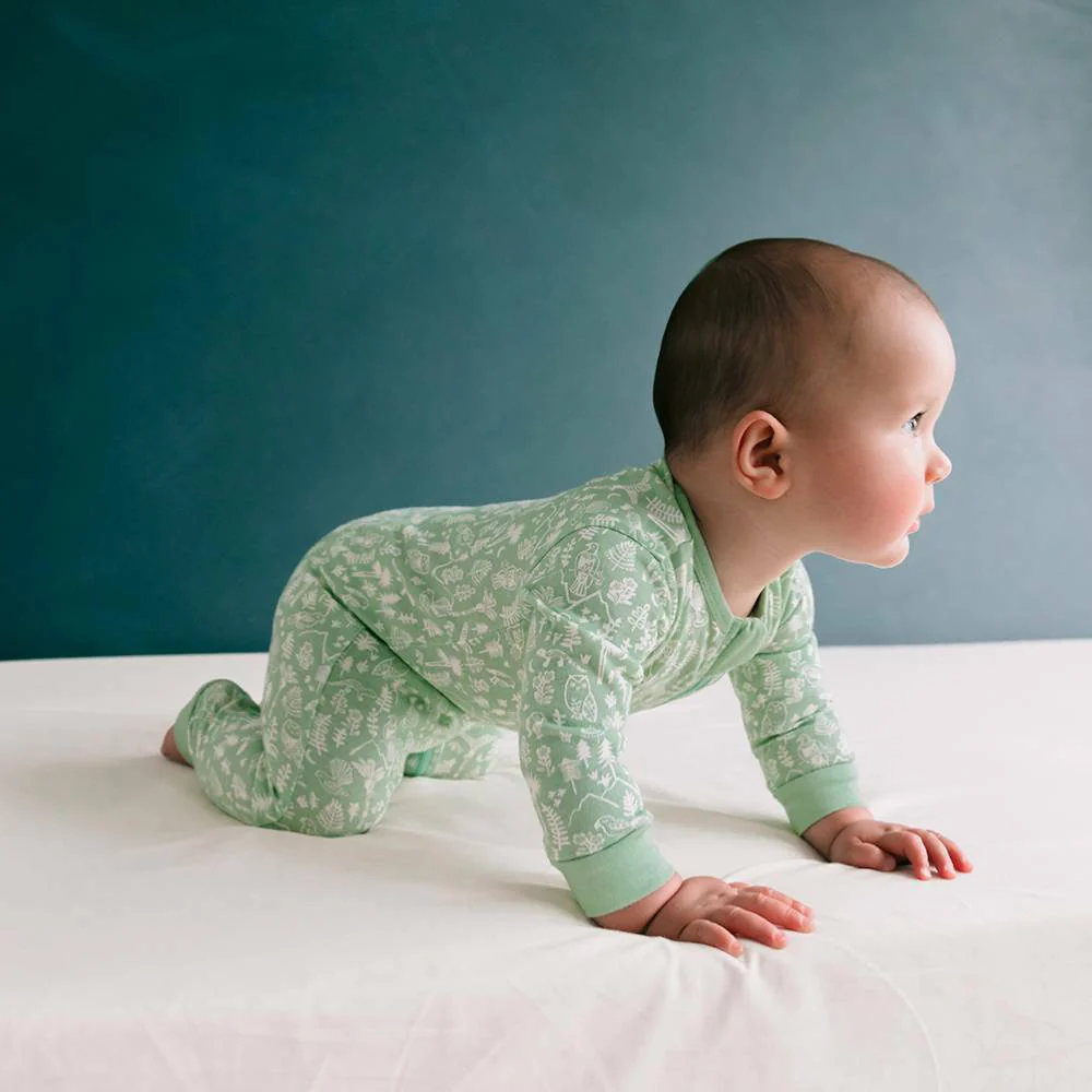Woolbabe Merino/Organic Cotton Pyjama Suit - Prints - Image 2