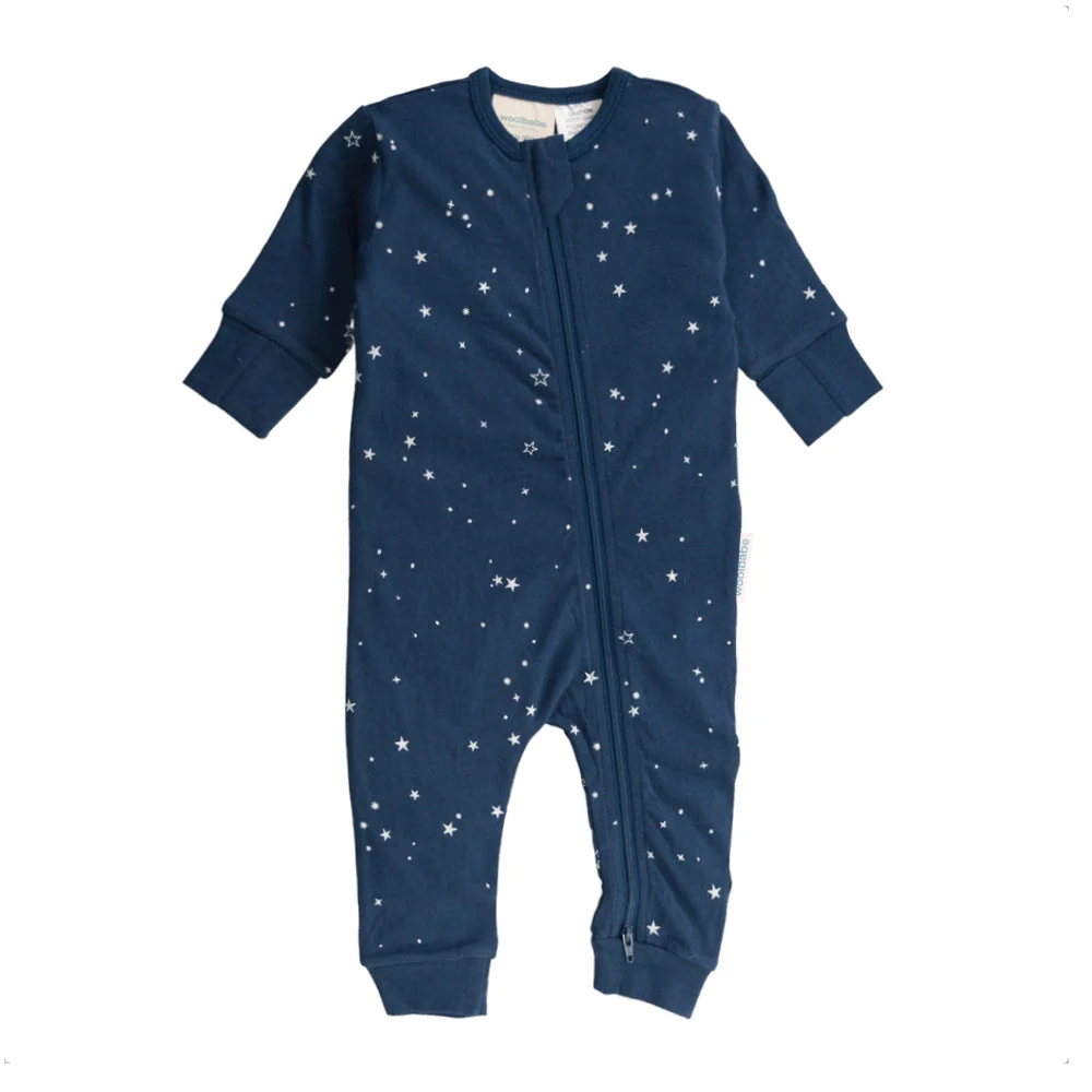 Woolbabe Merino/Organic Cotton Pyjama Suit - Prints - Image 4